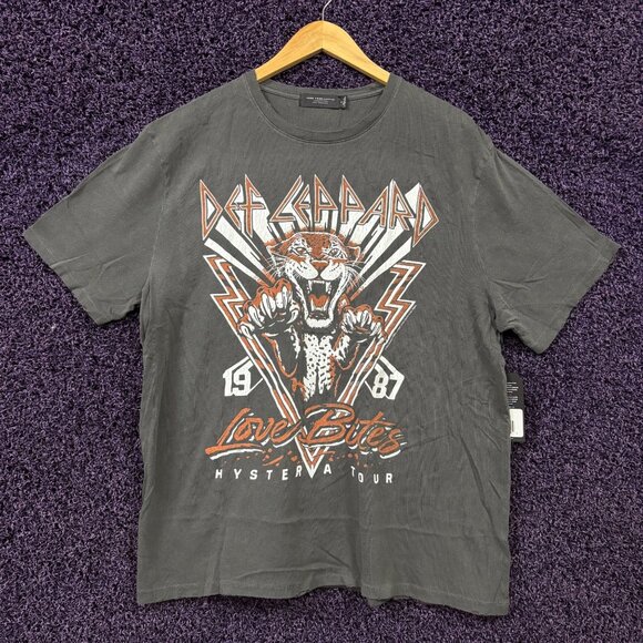 Def Leppard Love Bites Hysteria Tour T-shirt size extra large - Picture 1 of 4